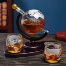 Axyaa Globe Whisky Decanter Set - Home Bar Tools & Accessories