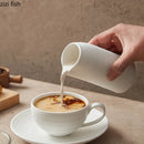 Axyaa Ceramic Gravy Boat Milk Jug Seasoning Pot Creative Restaurant Tool