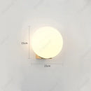 Axyaa LED Glass Wall Lamp for Home Decor