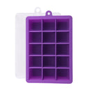 Axyaa Silicone Ice Cube Square Tray Mold Kitchen Tool for DIY Ice Blocks