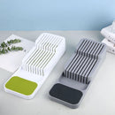 Axyaa Kitchen Drawer Organizer Rack for Knives Forks Spoons Bottles & Utensils