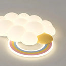 Axyaa Rainbow Cartoon Eye Protection Ceiling Lamp for Kid's Room & Living Room