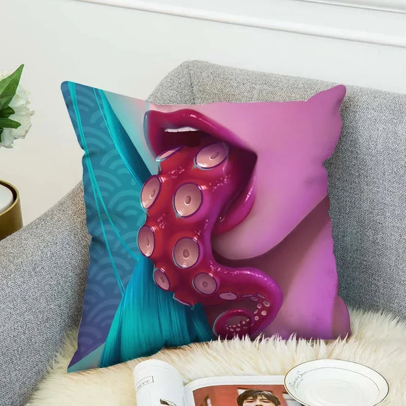 Axyaa Art Decor Pillow Cover 45x45 for Home & Car Decor
