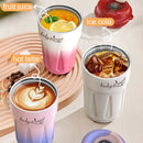 Axyaa Insulated Smart Coffee Cup for Girls | Stainless Steel Vacuum Flask | Christmas Gift