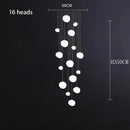 Axyaa Nordic Stair Chandelier Living Room Dining Pendant Ceiling Light