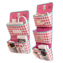 Axyaa Nordic Lattice Bedroom Wall Storage Hanging Bag Organizer