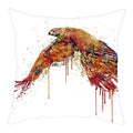 Blue Bird Print Cushion Cover by Axyaa - Home Decor Pillow Case for Sofa Bed