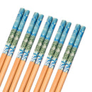 Axyaa Bamboo Chopsticks Spoon Set - Reusable Sushi Food Stick Gift Tableware