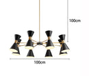 Axyaa Modern Chandelier Stair Pendant Living Room Lights Interior Lighting