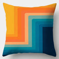 Axyaa Geometric Color Splicing Pillowcase 45x45cm Modern Home Decor