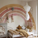 Axyaa Rainbow Watercolor Wall Stickers | Large Kids Room Decor