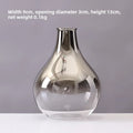 Axyaa Silver Gradient Glass Vase for Jewelry and Plants