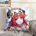 Axyaa Decorative Pillow Covers for Sofa Cushions - Genshin Impact Inspired Home Decor