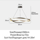 Axyaa LED Chandelier Ring for Home Ceiling Decor Lighting