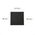 Axyaa Black Ceramic Steak Plate | Creative Sushi & Dessert Dish - Molecular Cuisine Tableware