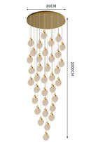 Axyaa Nordic Chandeliers for Dining Room, Hanging Lamps Ceiling Light Fixture