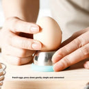 Axyaa Egg Piercer Stainless Steel Needle Plastic Base Baking Kitchen Tool