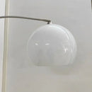 Axyaa Nordic Glass Floor Lamp LED Curved Fixture for Living Room & Bedroom