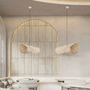 Axyaa Wabi Sabi Straw Hat Pendant Light - Stylish LED Lighting for Home and Cafe