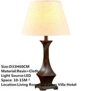 Axyaa Retro Table Lamp for Luxe Living Room, Hotel Bedroom LED Desk Light