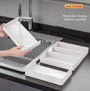 Axyaa Expandable Cutlery Tray Organizer with Dividers for Kitchen Utensils