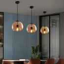 Axyaa Nordic LED Glass Pendent Lamp Modern Minimalist Restaurant Bar Exhibition