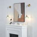 Axyaa Flower Glass LED Wall Lamps - Nordic Style Bedroom Lighting Fixtures