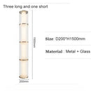 Axyaa Glass LED Floor Lamp - Modern Nordic Design for Living Room and Bedroom