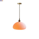 Axyaa Ceramic Iron Canopy LED Pendant Light Fixture for Cafe & Living Room