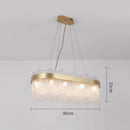 Luxury Gold Glass Chandelier by Axyaa: Elegant Modern Design for Dining & Bedroom