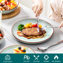 Axya Jade Glazed Ceramic Tableware Set for 4/8 Person