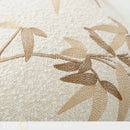 Axyaa Luxury Embroidered Bamboo Cushion Set - 45 * 45cm Square Handmade Pillow