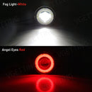 Axyaa LED Angel Eye Fog Light for Ford Focus Fusion Fiesta Explorer