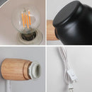 Adjustable Indoor Wall Lamp with E14 Light Source Plug Switch by Axyaa