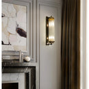 Axyaa Copper Crystal LED Wall Lamp - Luxurious Modern Decor Frame