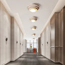 Axyaa Nordic Beige Marble Ceiling Lamp for Guest Room and Restaurant