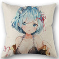 Axyaa Cotton Linen Square Decorative Pillowcase Pillow Covers Cases for Home Decor