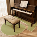 Axyaa Piano Insulation Mat Set Solid Color Irregular Creative Rug Easy Care Rugs