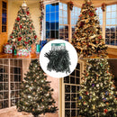 Axyaa Christmas Tree USB String Lights: Indoor/Outdoor Xmas Decor, Waterproof & Green Ring