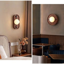 Axyaa Chinese Retro LED Wall Lamp Living Room Bedroom Cafe Fixture