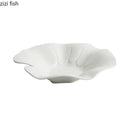 Axyaa Lotus Leaf Ceramic Soup Plate Set for Molecular Cuisine