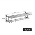 Axyaa Stainless Steel Wall Mounted Towel Rack Shelf for Bathroom and Kitchen