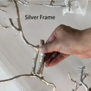 Axyaa Tree Branches Gold Ceiling Light - Modern Crystal Flush Mount