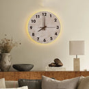 Axyaa LED Wall Sconce Stone Clock Light for Home Decor