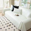 Axyaa Oil Wax Leather Sofa Cover - Universal, Non-Sticky, Four Seasons