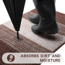 Axyaa Low Profile Mat - Indoor Non-Slip Welcome Doormat with Super Absorbency
