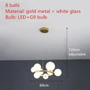 Axyaa Glass Ball Bubble Pendant Lamp: Modern, Personalized Art for Living or Dining Room