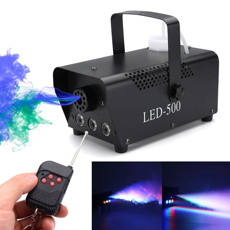 Axya 500W LED Air Column Smoke Machine Wireless Remote Control DJ Stage Fogger