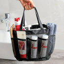 Axyaa Mesh Shower Caddy with 8 Pockets and 2 Handles - Portable Bathroom Tote Bag