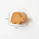 Cute Animal Wooden Hooks for Wall Keychain Coat Hanger Axyaa Home Decor